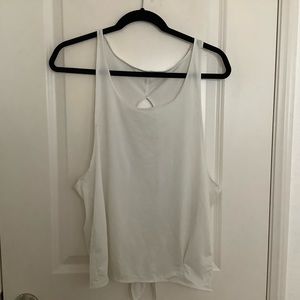NWOT New Prana All Tied Up Tank, Color White